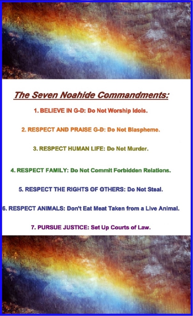 Noahic Code the 7 laws 