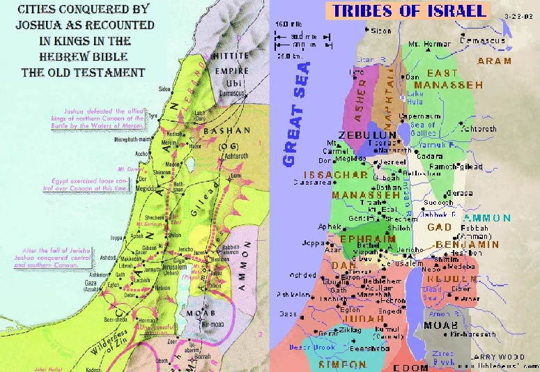 Israel Through the Ages Joshua Enters to the Twelve Tribes